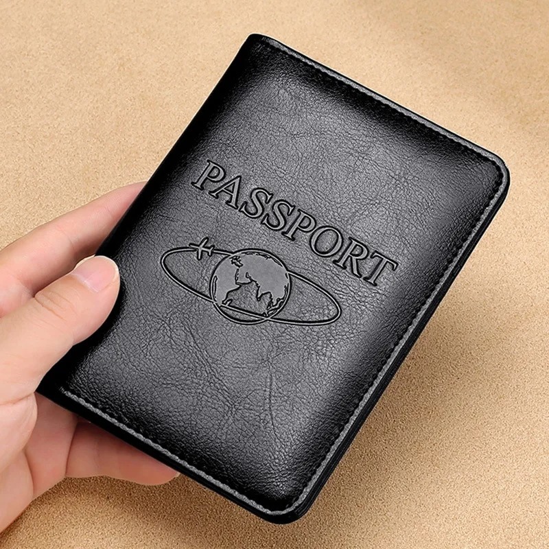 Unisex Genuine Leather Passpor - Travel Accessories Wallet 评论和价格