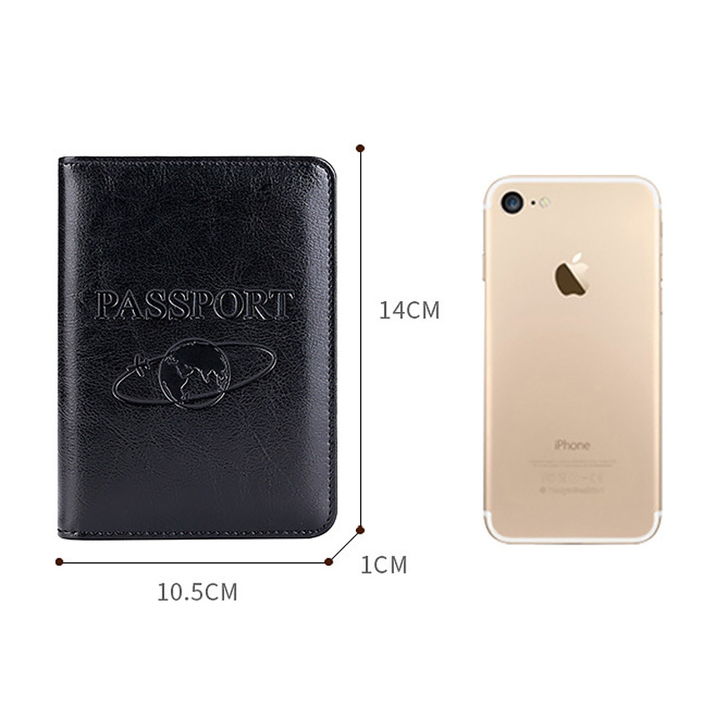 Unisex Genuine Leather Passpor - Travel Accessories Wallet 评论和价格