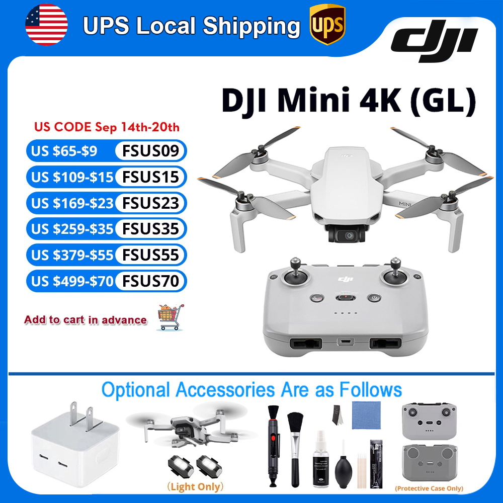 DJI Mini 4K Drone with Optiona - Travel Accessories Long Flight 评论和价格
