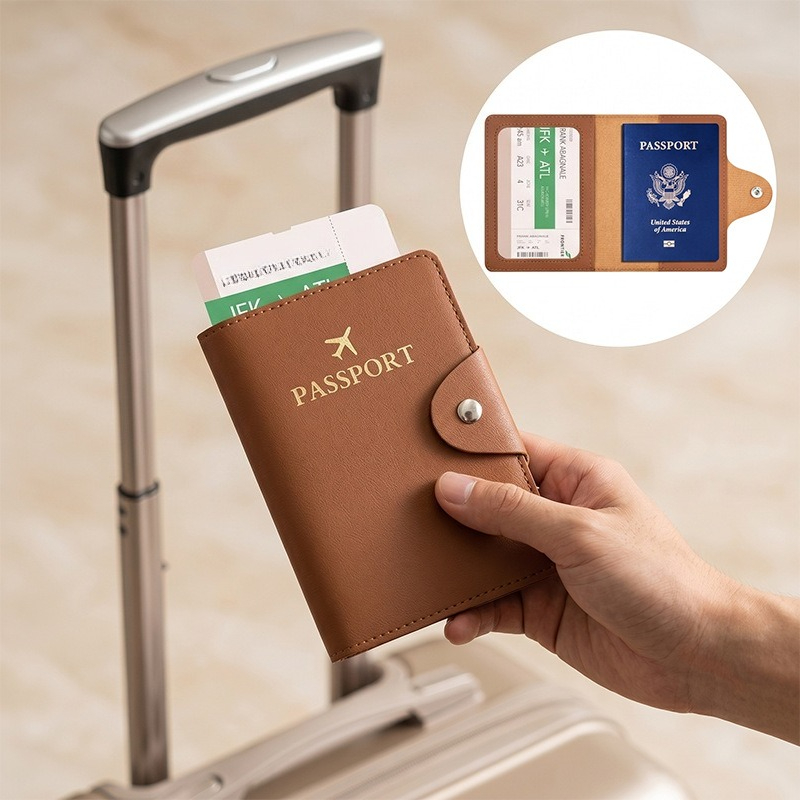 Fashion Business PU Leather Pa - Travel Accessories Wallet 评论和价格
