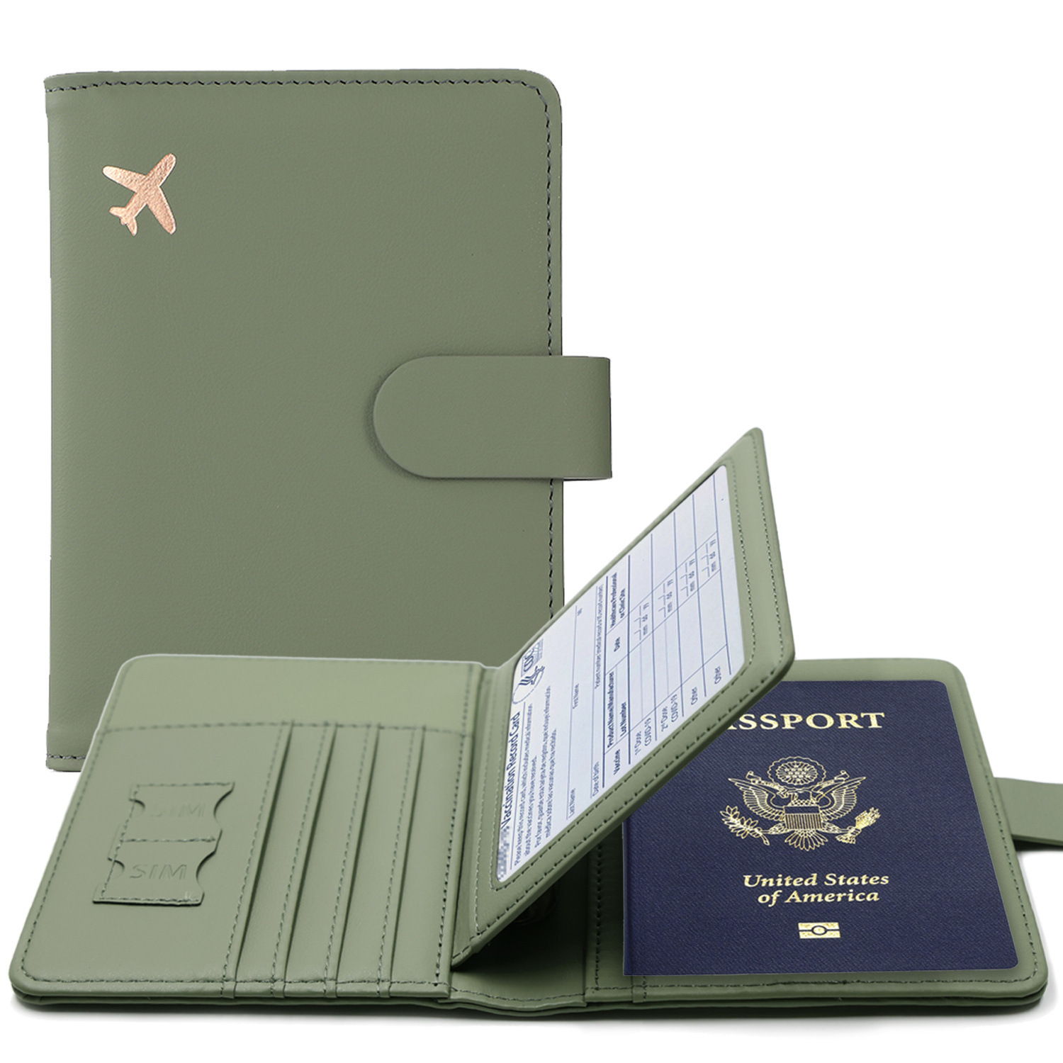 RFID Passport Cover Case Passp - Travel Accessories Wallet 评论和价格