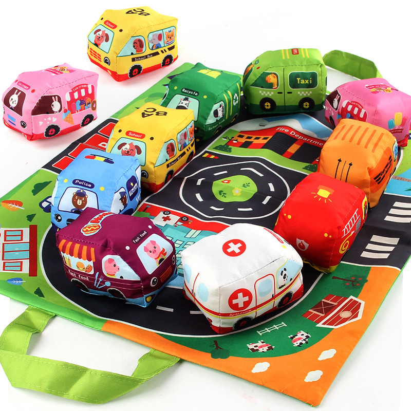 Soft Fabric Car Toy for Babies - Travel Accessories Baby 评论和价格