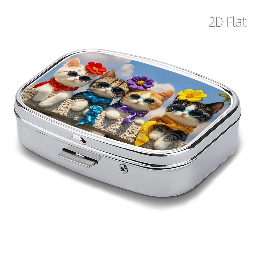 Flat Design, 1 Cute Cat-Patter - Travel Accessories As Gifts 评论和价格